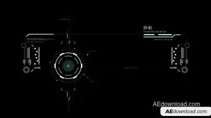 HUD Fighter Pointer Infographics template preview