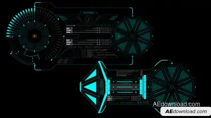 HUD Info Mechanics 3 Elements template preview