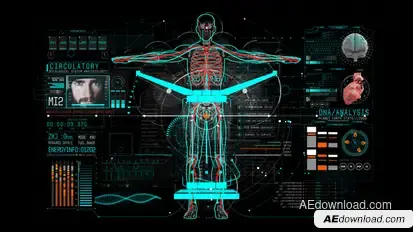 HUD Info Medical 5 Elements template preview