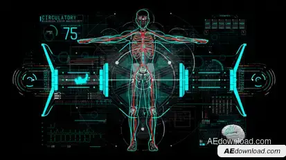 HUD Info Medical 6 Elements template preview