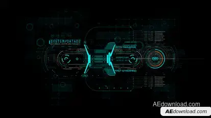 HUD Info System 2 Elements template preview