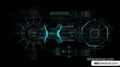 HUD Info System 3 Elements template preview