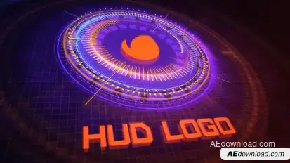 HUD Logo Reveal Logo Stings template preview