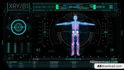 HUD Medical Body Elements template preview