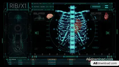 HUD Medical Ribs Elements template preview