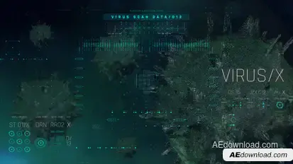 HUD Medical Virus1 Elements template preview