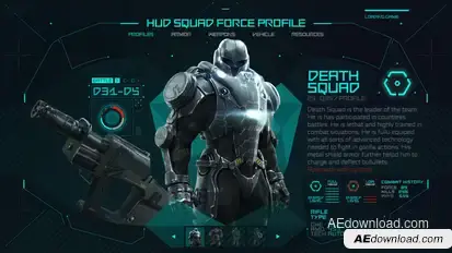 Hud Multipurpose Game Elements template preview