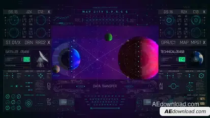 HUD PRO GPRS 6 Elements template preview
