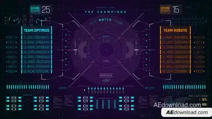 HUD PRO Match1 Elements template preview