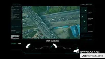 HUD Screen Interface Infographics template preview