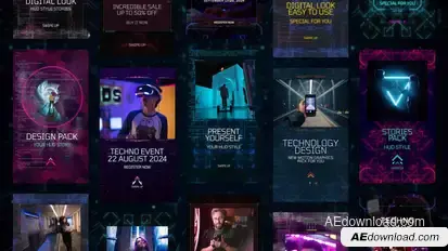 HUD Technology Stories Product Promo template preview