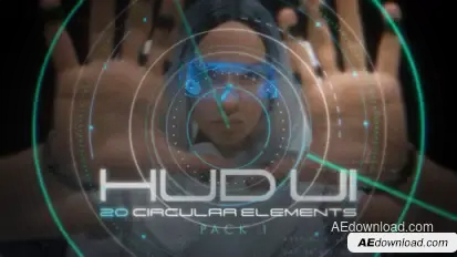 Hud UI Circular Elements - Pack 1 Elements template preview
