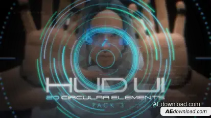 Hud UI Circular Elements - Pack 3 Elements template preview