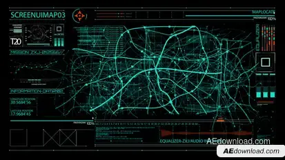 HUD700 Screen MAP3 Elements template preview