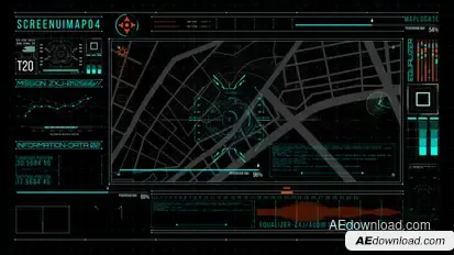 HUD700 Screen MAP4 Elements template preview