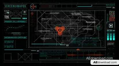 HUD700 Screen MAP5 Elements template preview