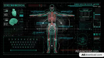 HUD700 Screen MEDICAL4 Elements template preview