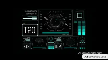 HUD700 Text Boxes Elements template preview