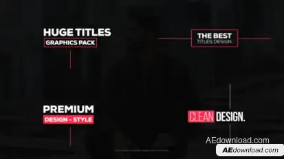 Huge Titles I broadcast-packages template preview