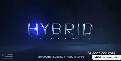 Hybrid Logo Reveal Logo Stings template preview