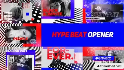 Hype Beat Opener broadcast-packages template preview