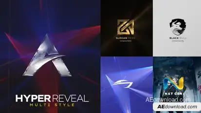 Hyper Reveal Logo Stings template preview