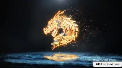 Ice and Flame Logo Logo Stings template preview
