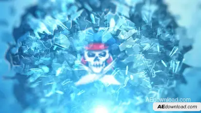 Ice Shatter Logo Reveal Logo Stings template preview