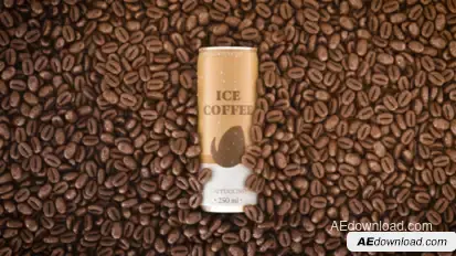 Iced Coffee Ad Product Promo template preview