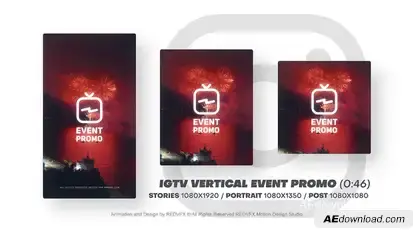 IGTV Vertical Event Promo Product Promo template preview