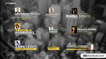 Image Lower Thirds 2.0 | After Effects Titles template preview