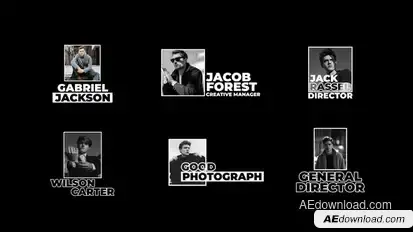 Image Lower Thirds | AE Elements template preview