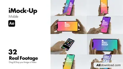 iMock-Up Mobile for After Effects Product Promo template preview