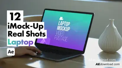 iMock-Up Real Laptop Product Promo template preview