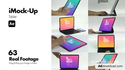 iMock-Up Tablet for After Effects Product Promo template preview