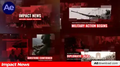 Impact News broadcast-packages template preview