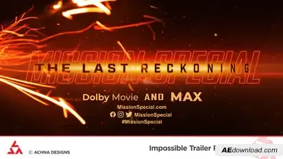 Impossible Trailer Reckoning Openers template preview
