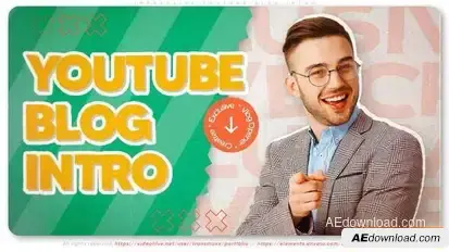 Impressive Youtube Blog Intro Openers template preview
