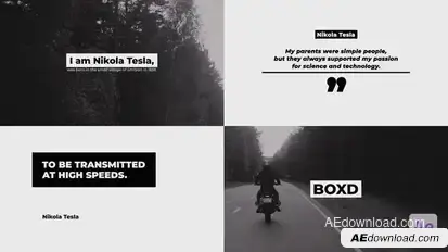 In BOXD Titles | After Effects Titles template preview
