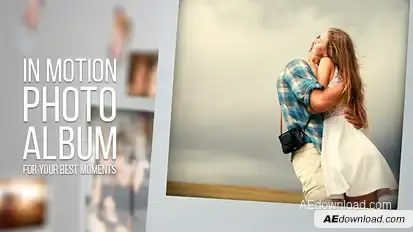 In Motion - Dynamic Photo Album Video Displays template preview
