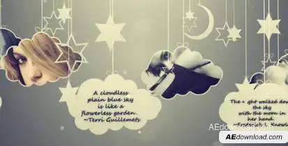 In The Sky Video Displays template preview