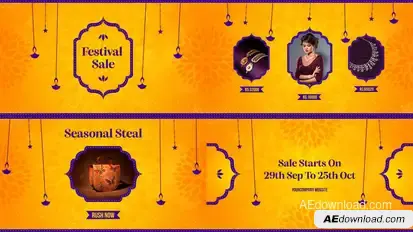 Indian Festival Sale Promo Product Promo template preview