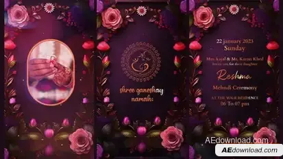 Videohive Indian Wedding Invitation 51106771 Video Displays template preview