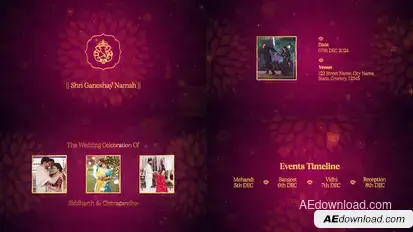 Indian Wedding Invitation Openers template preview