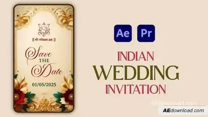 Videohive Indian Wedding Invitation 57105580 Openers template preview