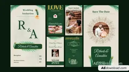 Indian Wedding Invitation Openers template preview