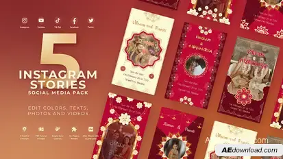 Indian Wedding Invitation Ramadan Free Templates template preview