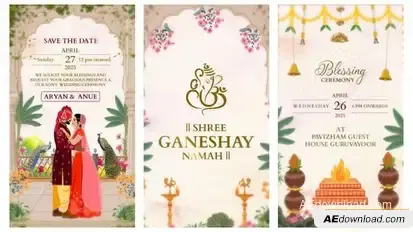 Videohive Indian Wedding Invitation | After Effect Templates 56282027 Openers template preview