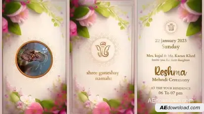 Videohive Indian Wedding Invitation After Effects 51149229 Video Displays template preview