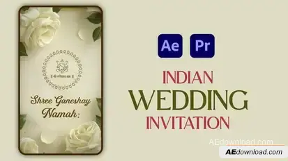 Videohive Indian Wedding Invitation | After Effects Template Openers template preview